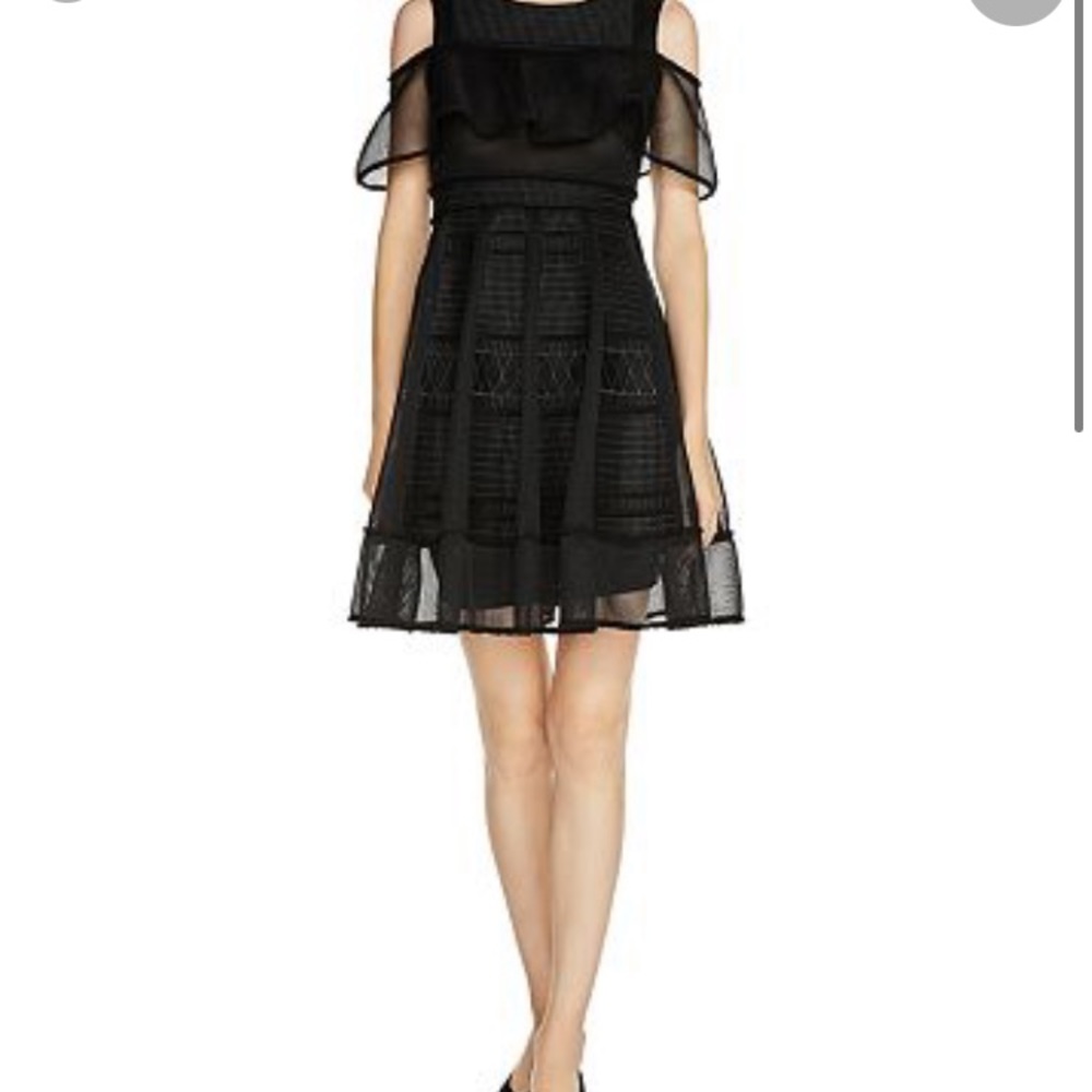 Maje Black Rosalie Cocktail Dress